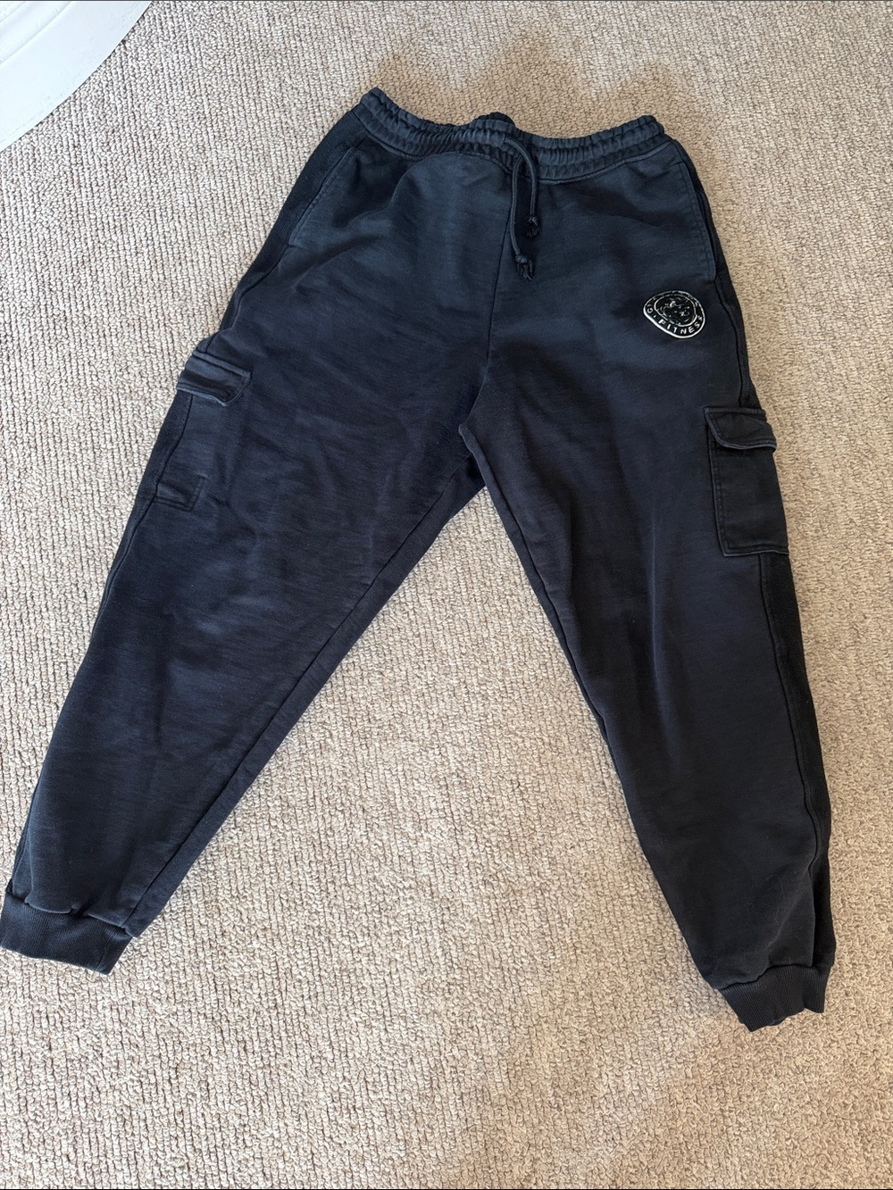 Unisex Gymshark - Black Cargo Sweatpants